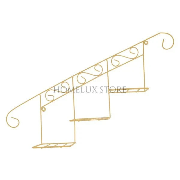 Staircase Floral Display Wall Basket