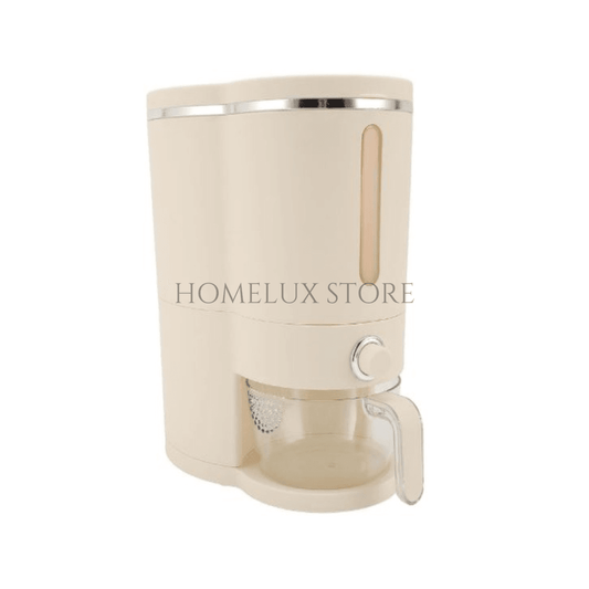 Rice Dispenser With Measuring Cup