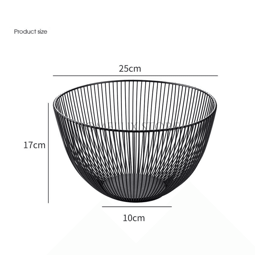 Metal Wire Fruit Basket For Kitchen