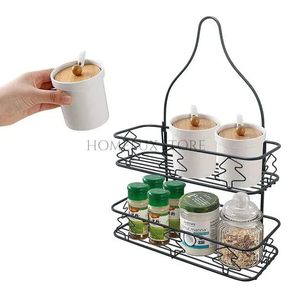 Double Layer Durable Bathroom Rack