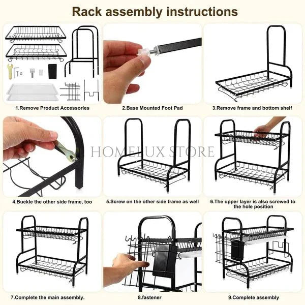 Multi Tiered Dish Organizer