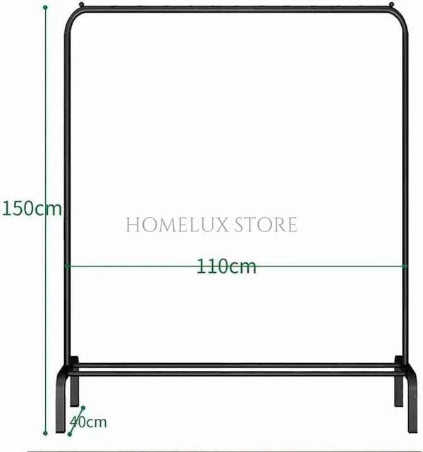 Single Pole Metal Cloth Stand