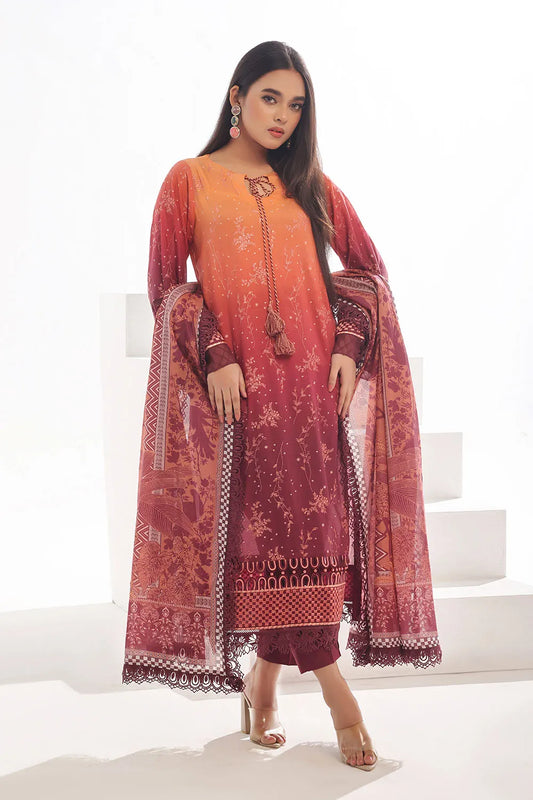 Embroidered Lawn Suit