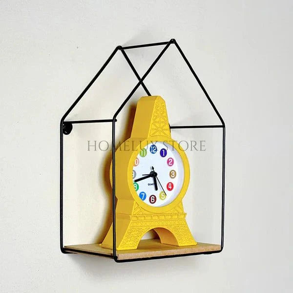 Hut Style Wall Shelf - Single Layer
