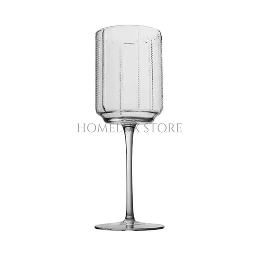 Retro Horizontal Striped Champagne Glass Set