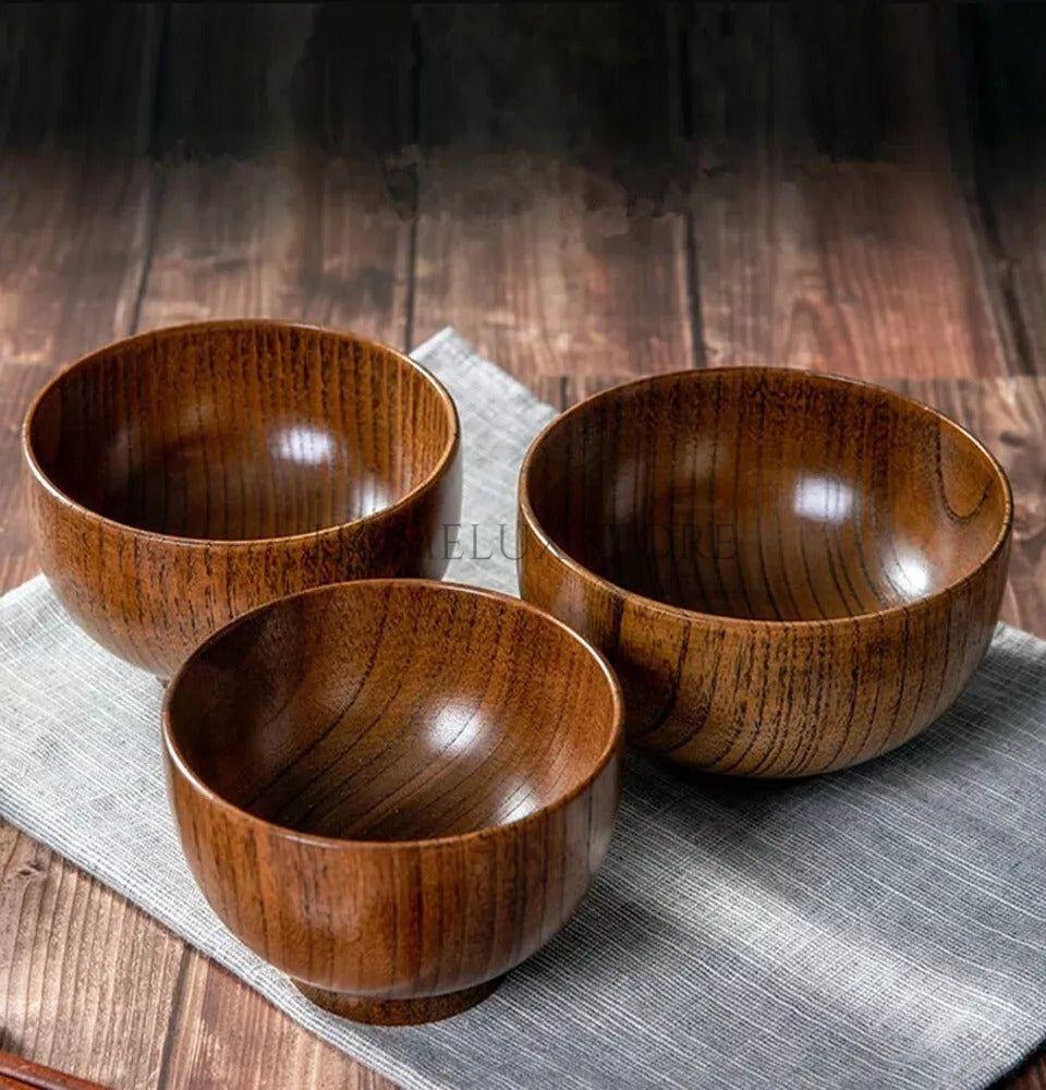 Japanese Style Bamboo Soup Bowl