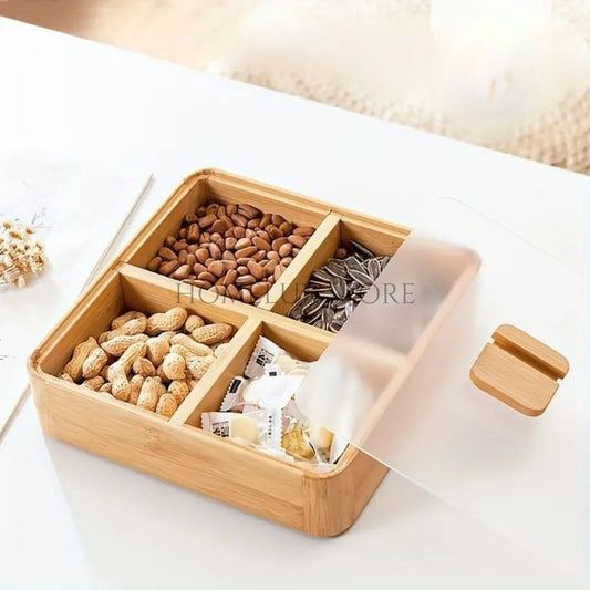 Bamboo Dry Fruit Serving Platter